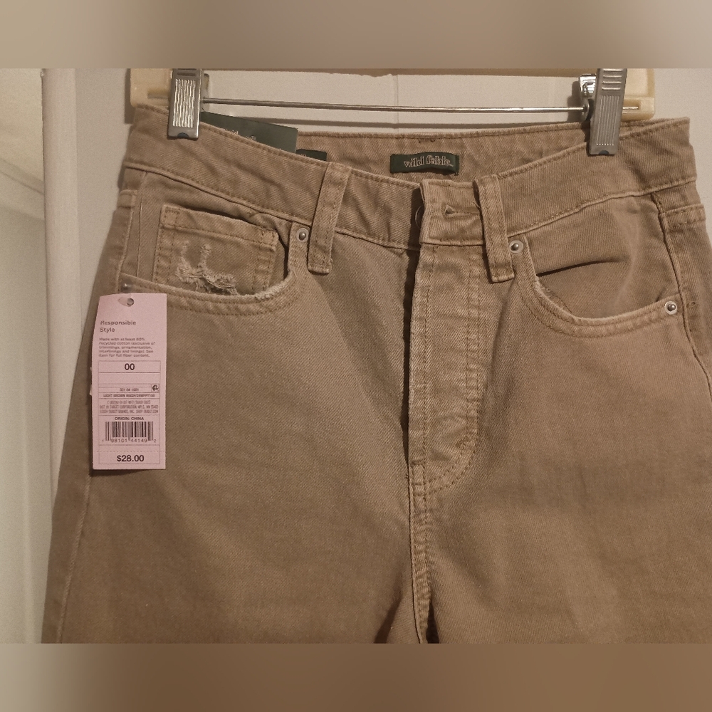 Wild Fable Tan Jeans - Picture 3 of 9